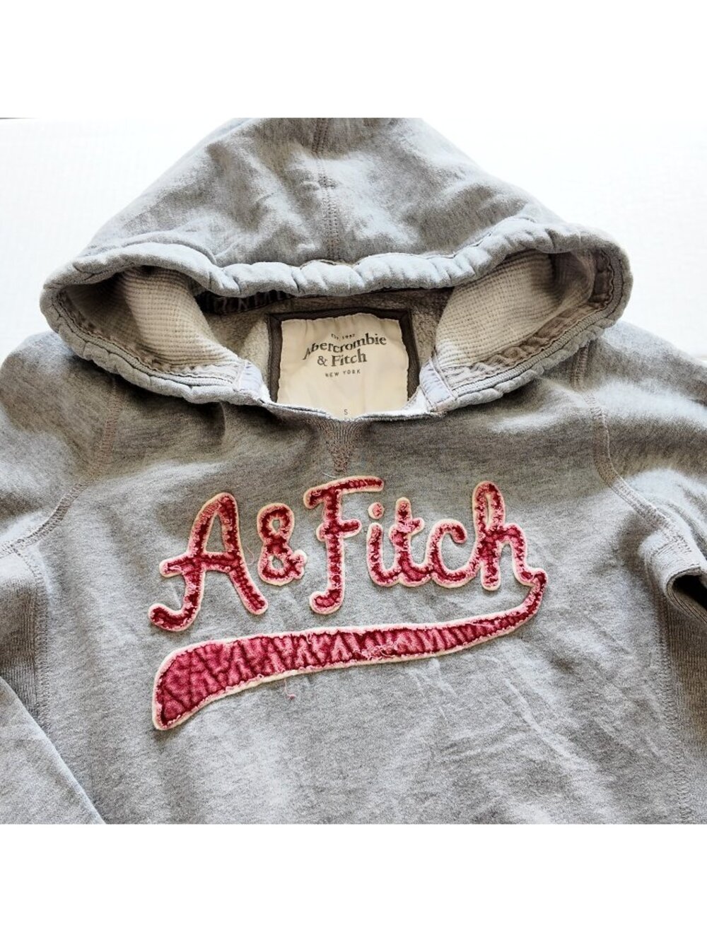 Abercrombie & fitch hoodie grey size small